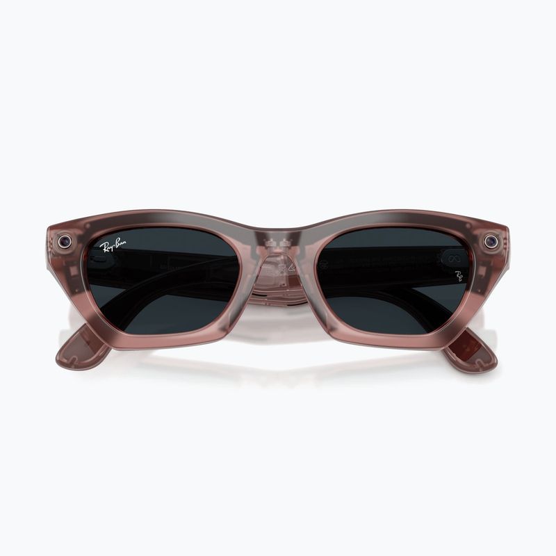 Brille mit Kamera Ray-Ban Meta Zena milky pink blush/trs grey 8
