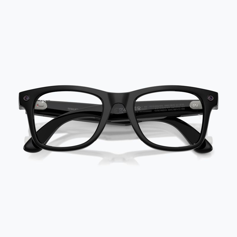 Brille mit Kamera Ray-Ban Meta Wayfarer shiny black/trs grey 3