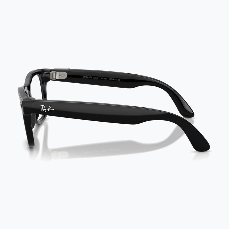 Brille mit Kamera Ray-Ban Meta Wayfarer shiny black/trs grey 6
