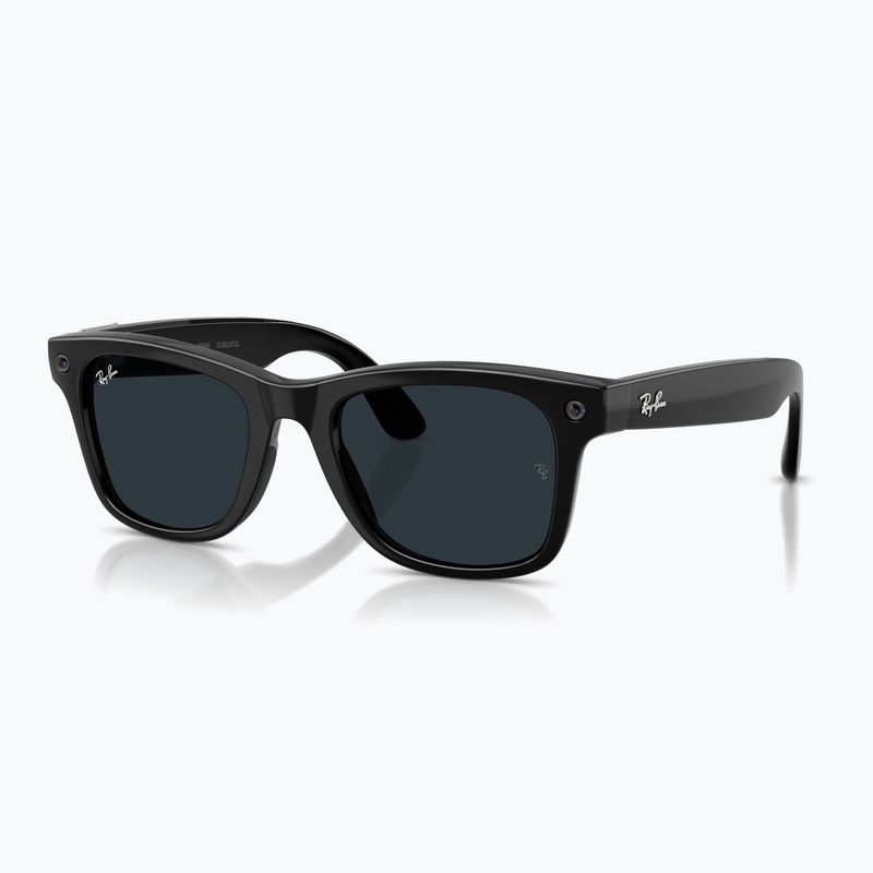 Brille mit Kamera Ray-Ban Meta Wayfarer shiny black/trs grey 7