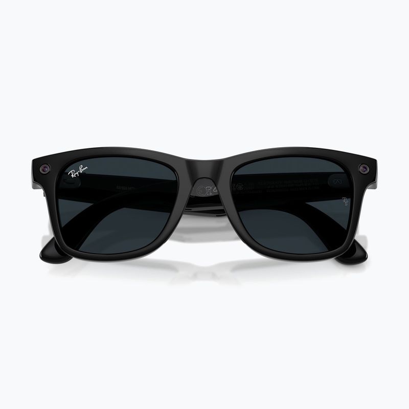 Brille mit Kamera Ray-Ban Meta Wayfarer shiny black/trs grey 9