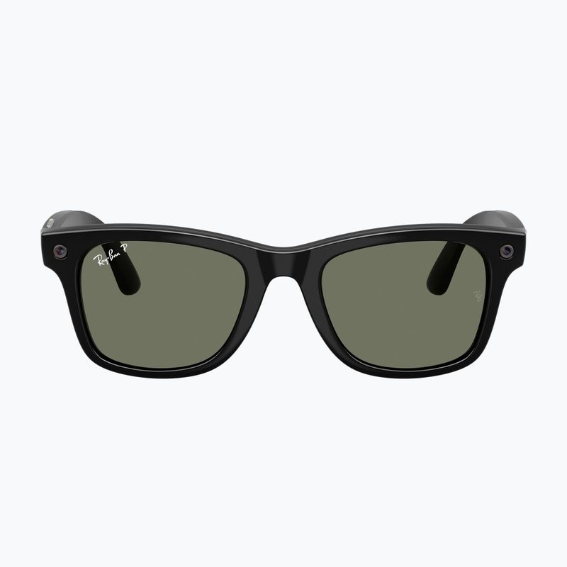 Brille mit Kamera Ray-Ban Meta Wayfarer shiny black/g15 green polar 2