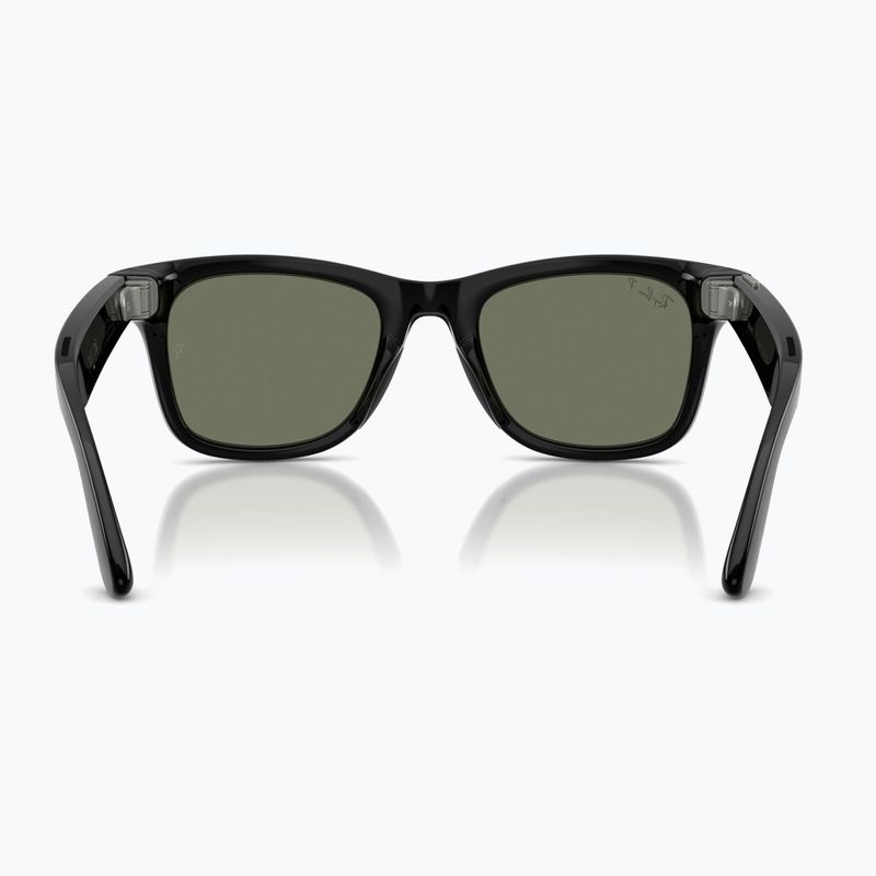 Brille mit Kamera Ray-Ban Meta Wayfarer shiny black/g15 green polar 3