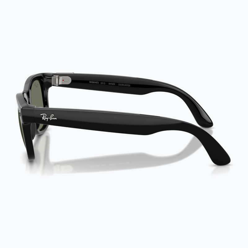 Brille mit Kamera Ray-Ban Meta Wayfarer shiny black/g15 green polar 5