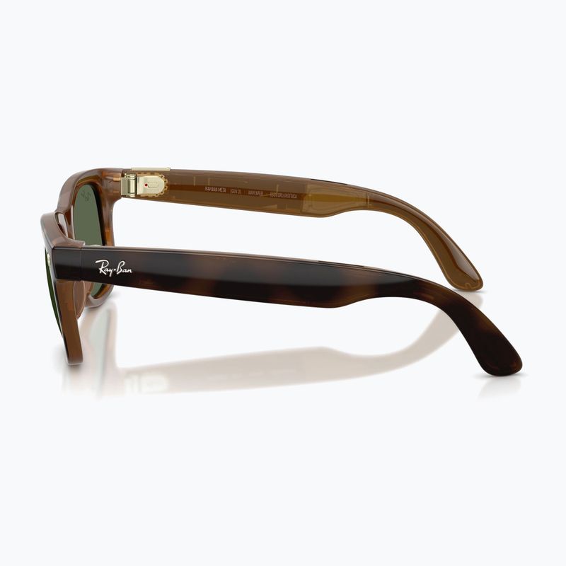 Brille mit Kamera Ray-Ban Meta Wayfarer havana/g15 green 5