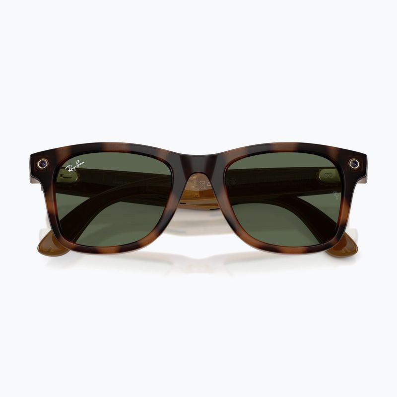 Brille mit Kamera Ray-Ban Meta Wayfarer havana/g15 green 6