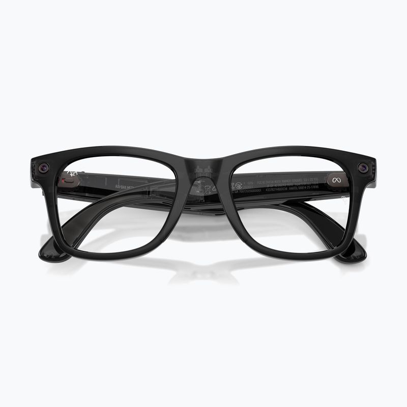 Brille mit Kamera Ray-Ban Meta Wayfarer transp. black/trs aquamarine 6