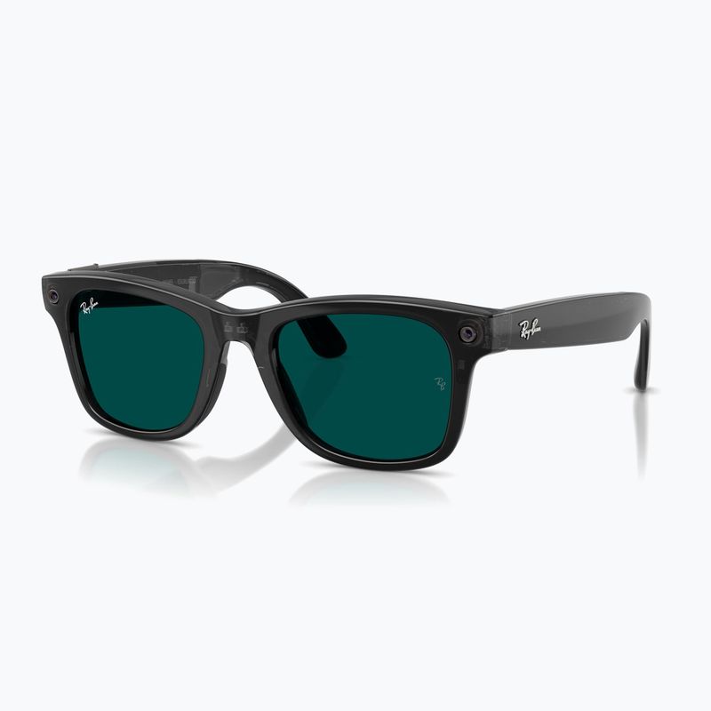 Brille mit Kamera Ray-Ban Meta Wayfarer transp. black/trs aquamarine 7