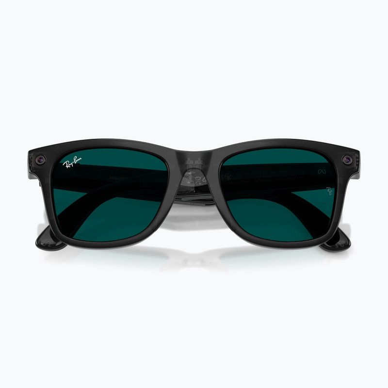 Brille mit Kamera Ray-Ban Meta Wayfarer transp. black/trs aquamarine 9