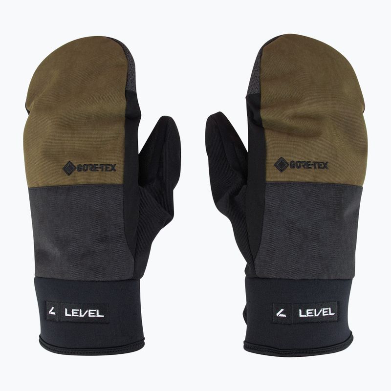 Skihandschuhe Herren Level Matrix Mitt Gore-Tex olive green 2