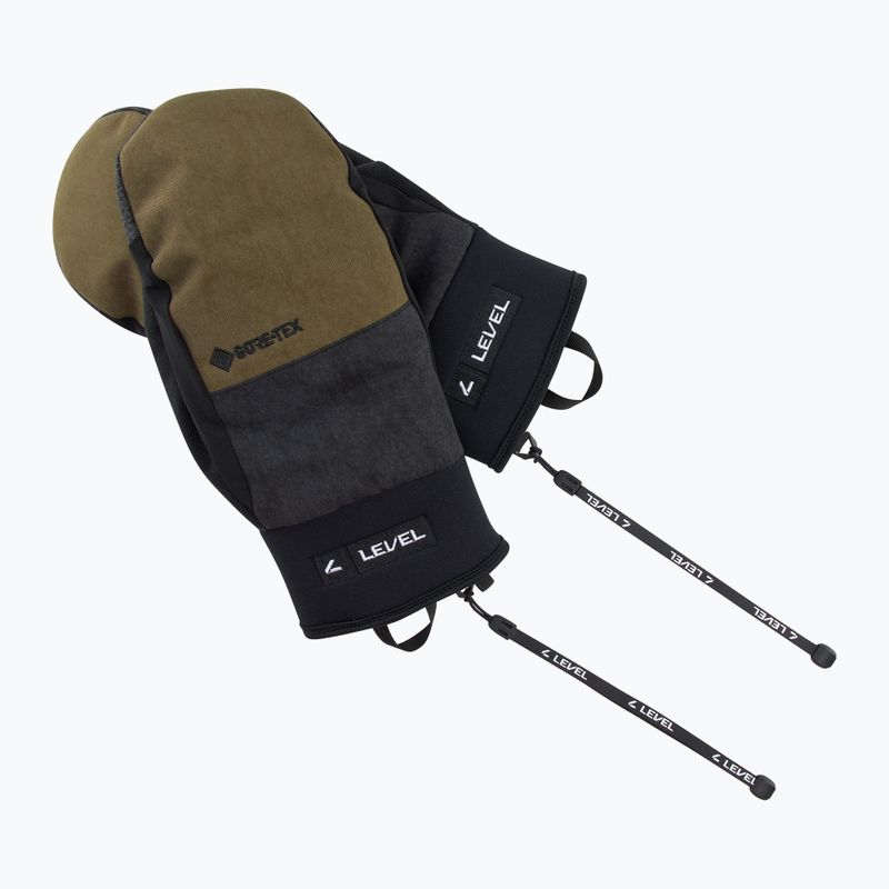 Skihandschuhe Herren Level Matrix Mitt Gore-Tex olive green 5