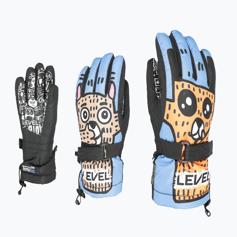 Level Junior Holz-Skihandschuhe 6