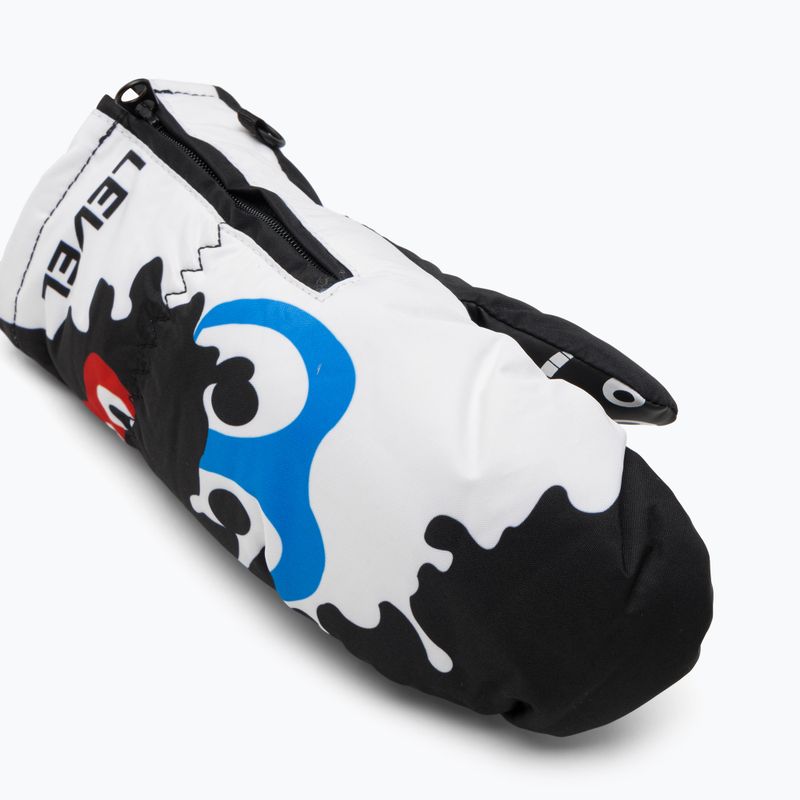 Skihandschuhe Kinder Level Lucky Mitt pk white 5