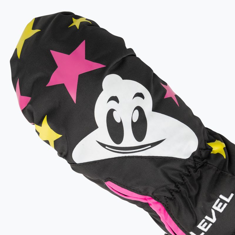 Level Lucky Mitt ninja rosa Kinder-Skihandschuhe 4