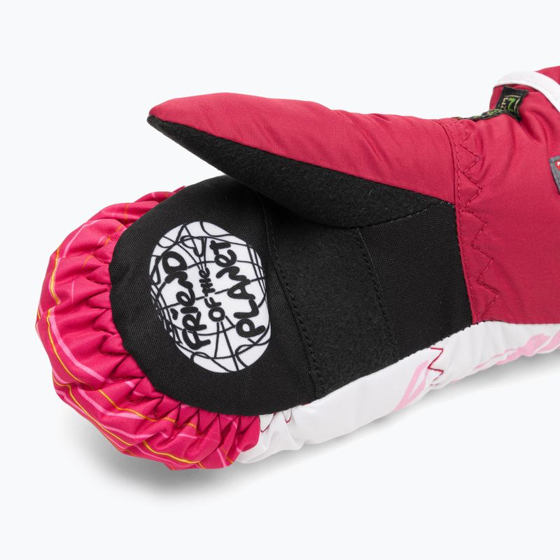 Skihandschuhe Kinder Level Animal pk bordeaux 4