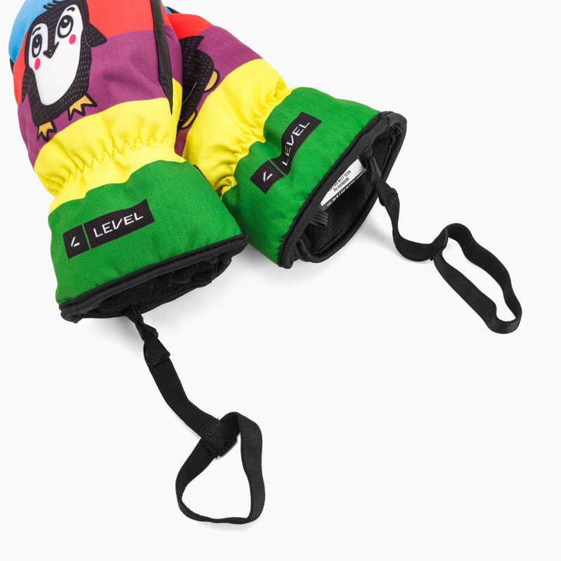 Level Vertigo Mitt Teen pk Regenbogen Kinder-Skihandschuh 6