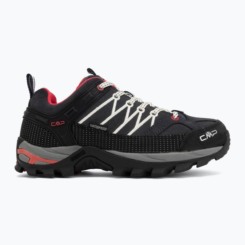 Damen-Trekkingschuhe CMP Rigel Low Wp antracite/off white 2