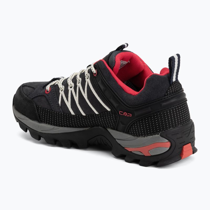 Damen-Trekkingschuhe CMP Rigel Low Wp antracite/off white 3