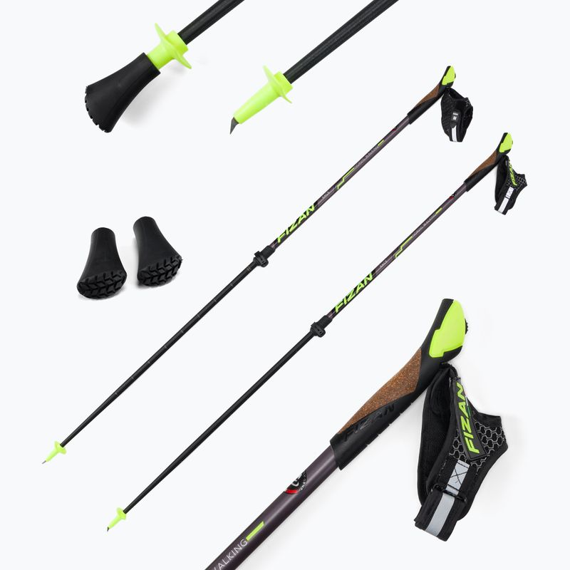 FIZAN Speed Race gelb S20 7528 Nordic Walking Stöcke 6