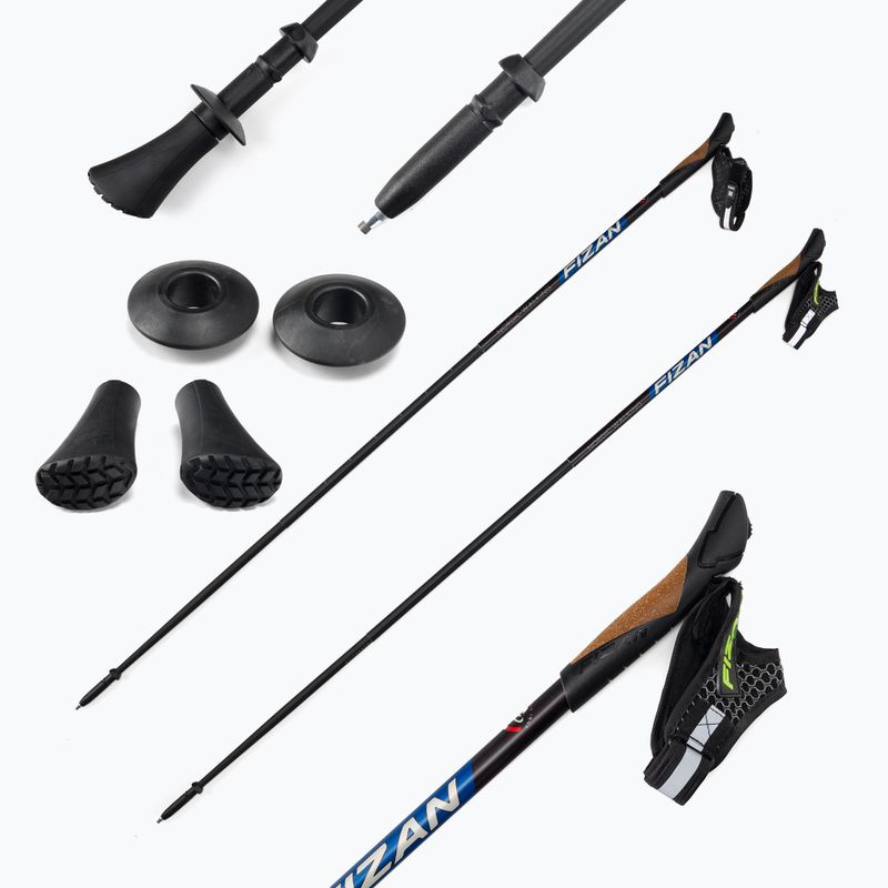 FIZAN Lite Nordic Walking Stöcke schwarz S20 7108 6