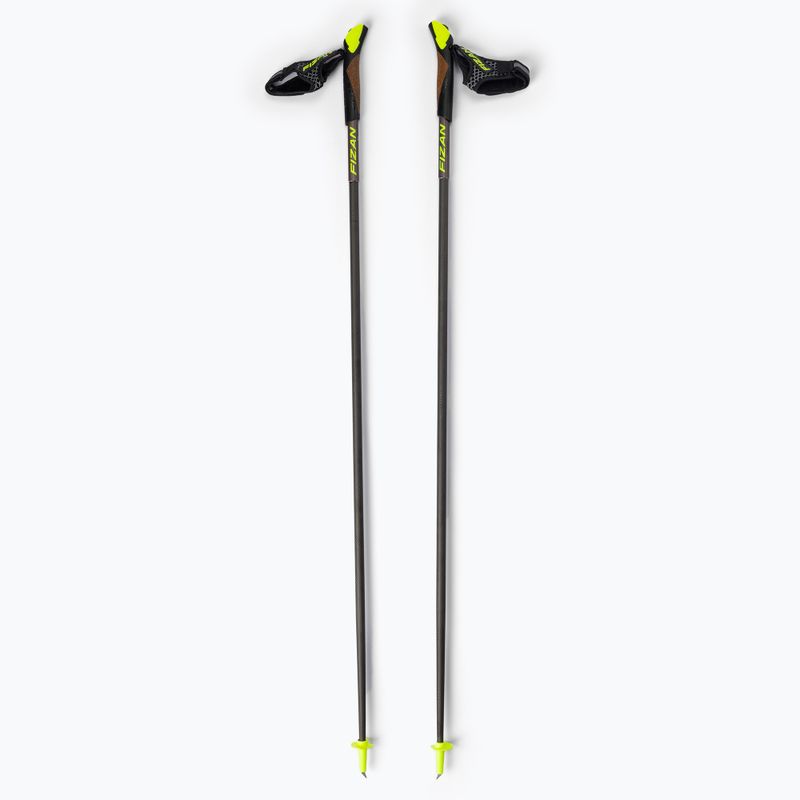 FIZAN Carbon 3K Nordic Walking Stöcke grau S21 CA08