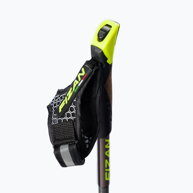 Nordic Walking Stöcke Fizan Carbon 3K grau 3