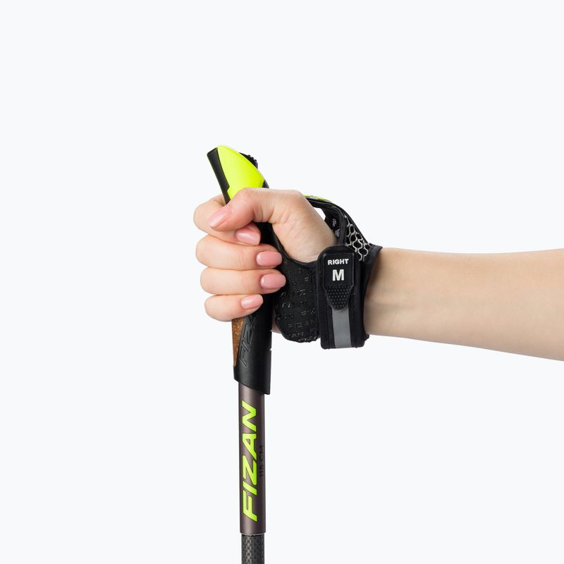 Nordic Walking Stöcke Fizan Carbon 3K grau 4