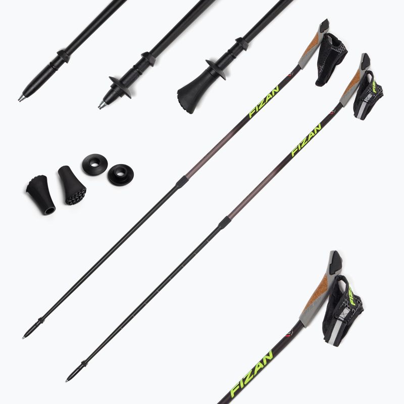 Fizan Speed Impulse Nordic Walking Stöcke grau S21 7540 3