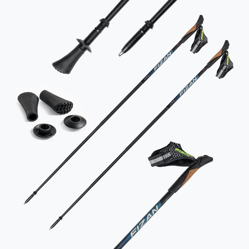 Fizan Lite 4 blau Nordic Walking Stöcke S22 7110 4
