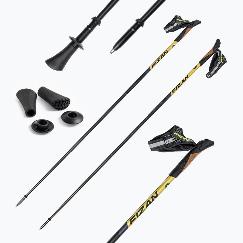 Fizan Lite Nordic Walking Stöcke gelb S22 7108 4