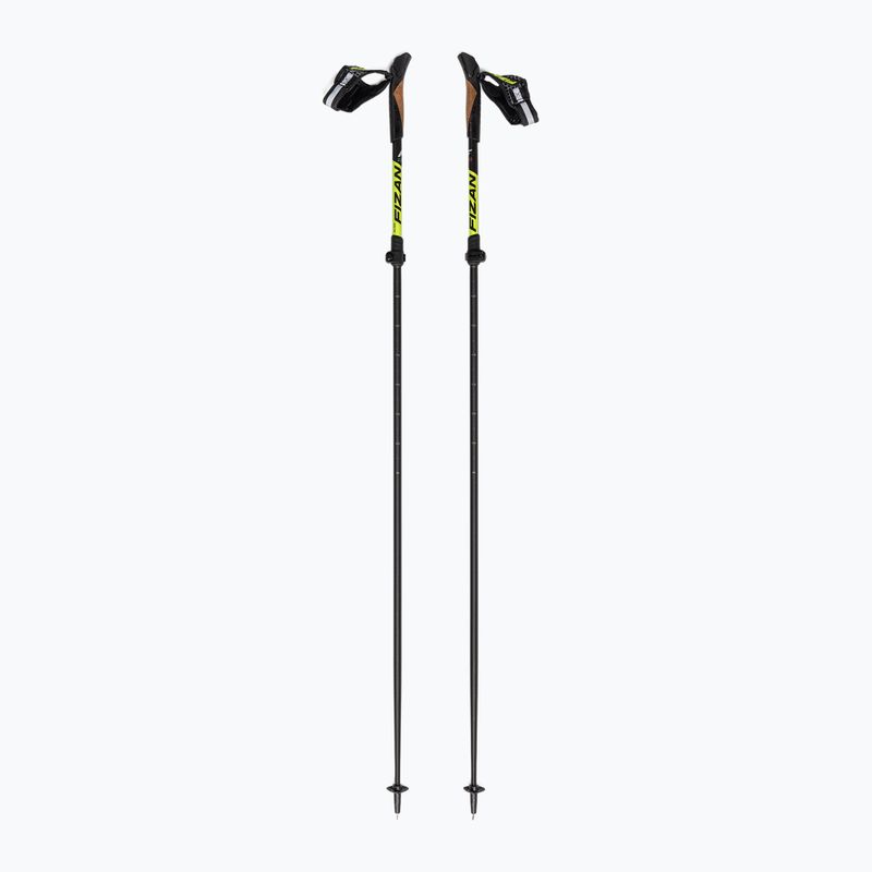Fizan Tecno Race Nordic Walking Stöcke gelb/grau