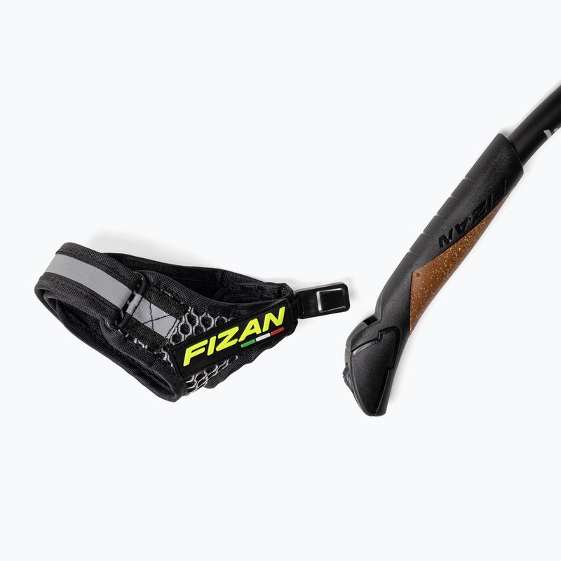 Fizan Carbon 3K Impulse rot/grau Nordic Walking Stöcke 3
