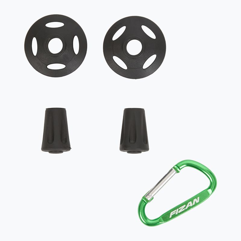 Fizan Compact MS-Trekkingstöcke schwarz 10