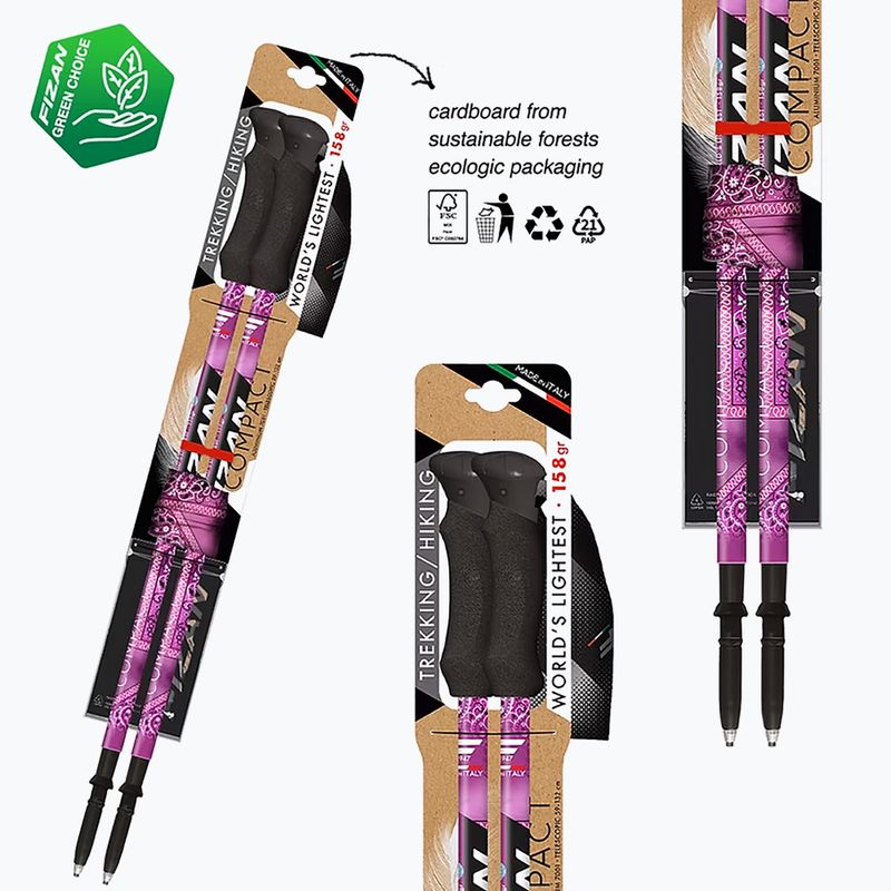 Fizan Compact MS magenta Trekkingstöcke 3