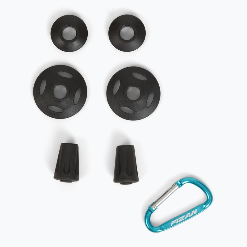 Fizan Compact 4 schwarze Trekkingstöcke 7