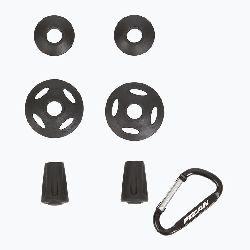 Fizan Prestige A/S-Trekkingstöcke rot 7