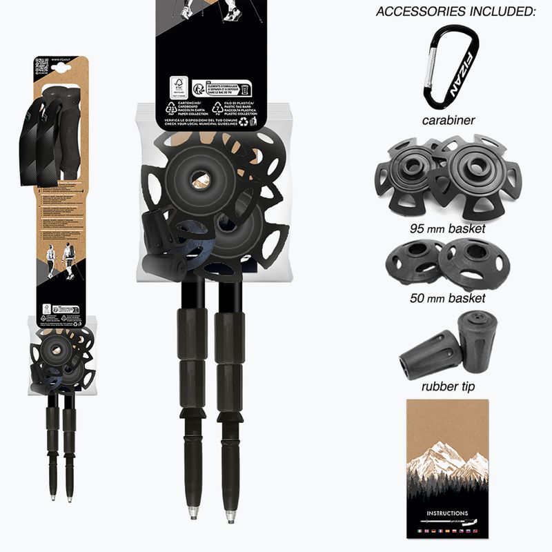 Trekkingstöcke Fizan Lhotse light blue 9