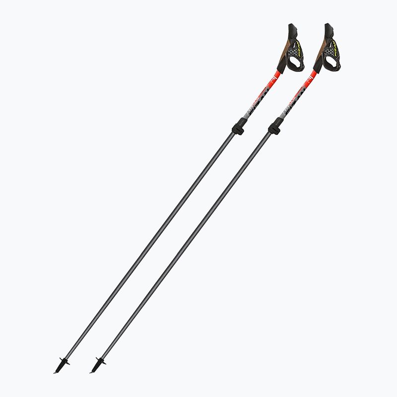 Nordic Walking Stöcke Fizan Carbon Pro Impulse rot