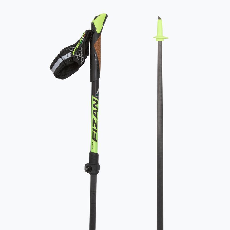 Nordic Walking Stöcke Fizan Carbon Pro gelb 3