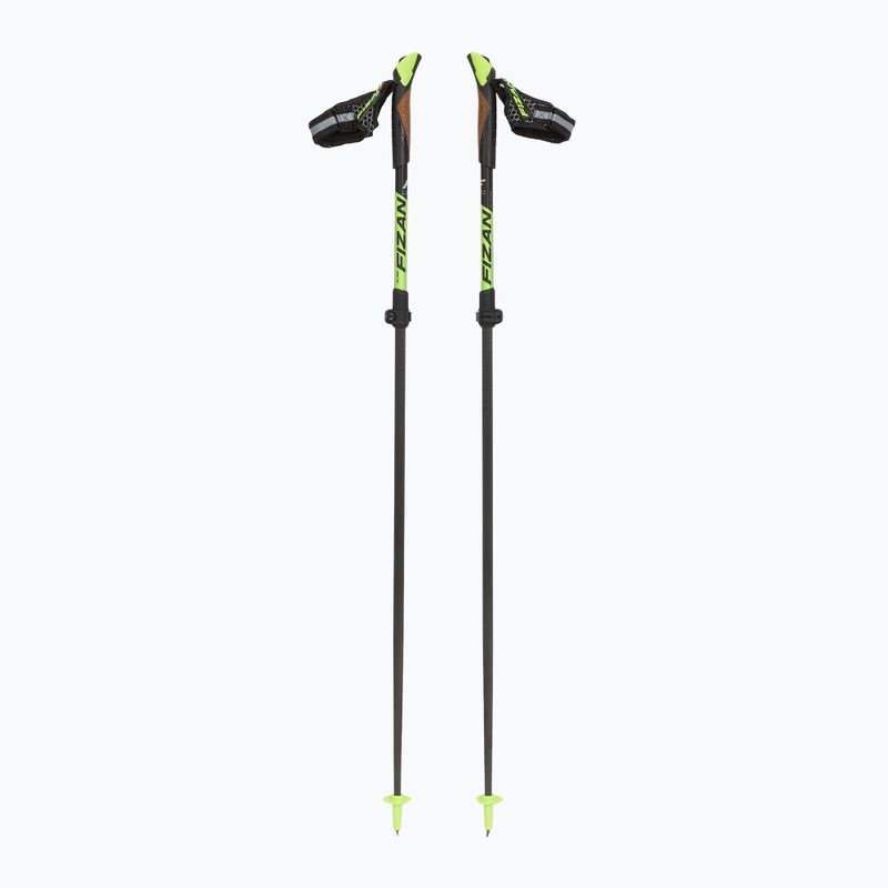 Nordic Walking Stöcke Fizan Carbon Pro gelb 5