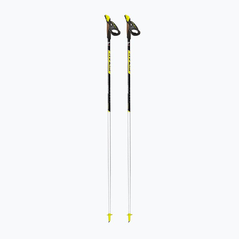 Nordic Walking Stöcke Fizan Carbon Race gelb