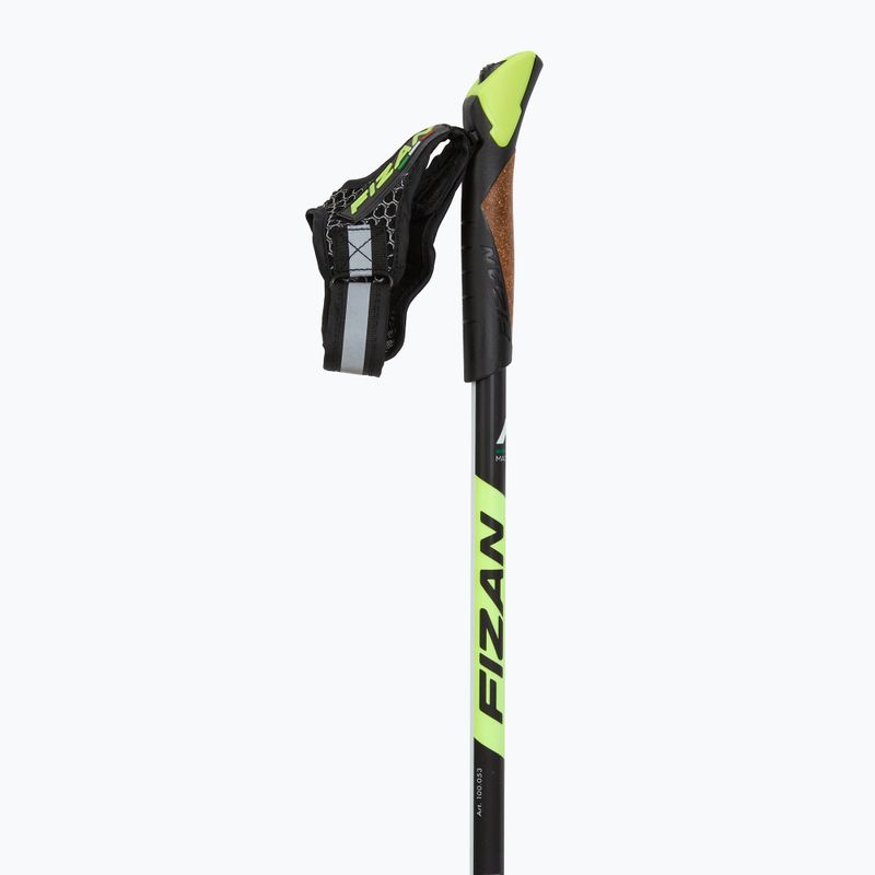 Nordic Walking Stöcke Fizan Carbon Race gelb 2