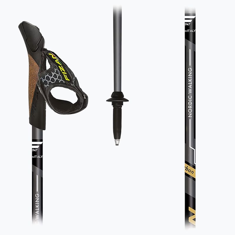 Nordic Walking Stöcke Fizan Runner gold 2