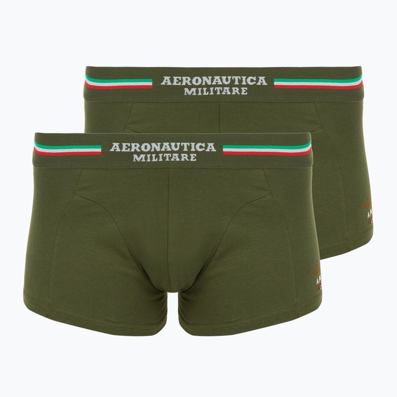 Boxershorts Aeronautica Militare AM1UBX001 Trunk 2 Paare military