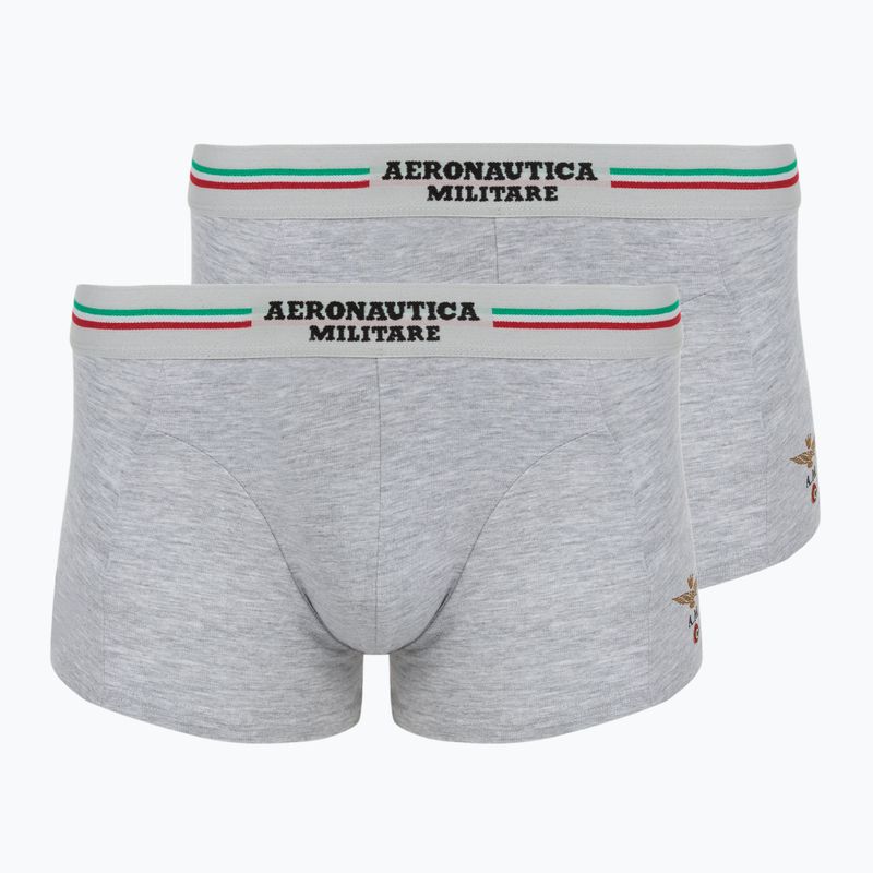 Boxershorts Aeronautica Militare AM1UBX001 Trunk 2 Paar grey