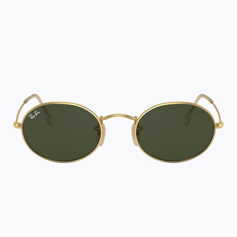 Sonnenbrille Ray-Ban Oval arista gold/green g-15 2
