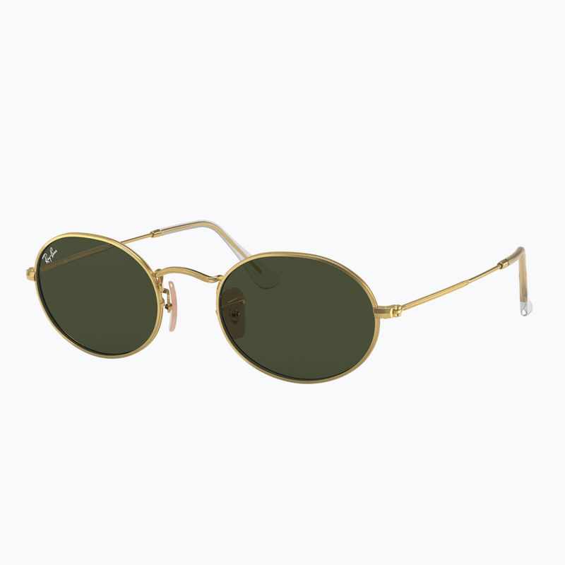 Sonnenbrille Ray-Ban Oval arista gold/green g-15 4