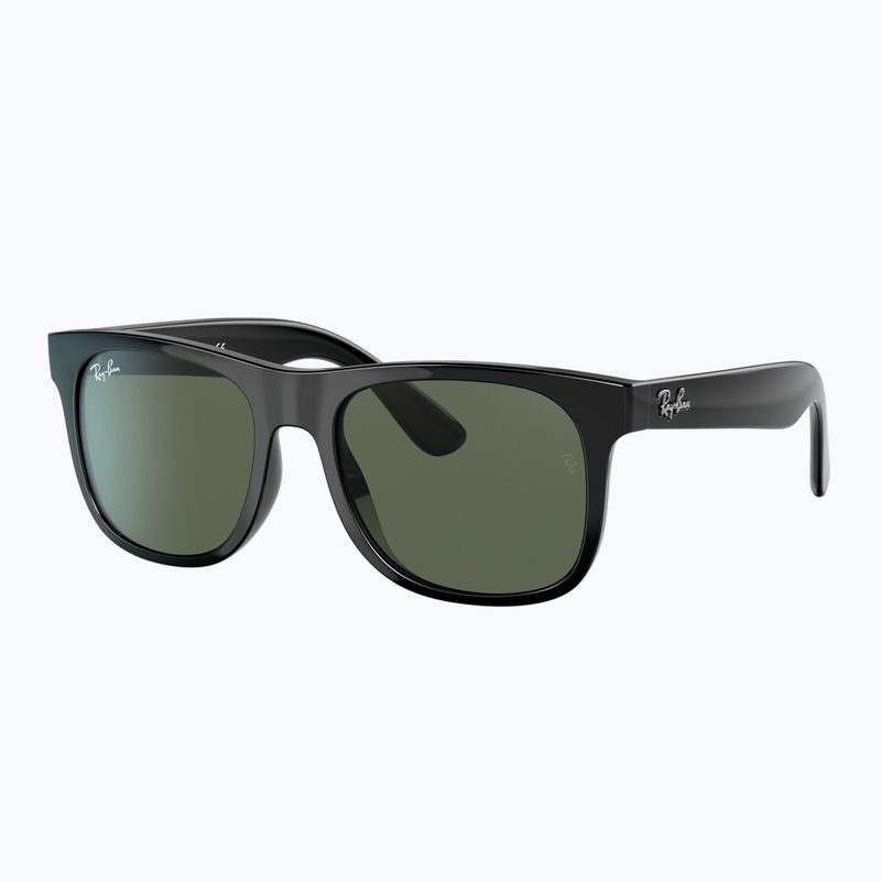 Kinder-Sonnenbrille Ray-Ban Justin black/dark green 4