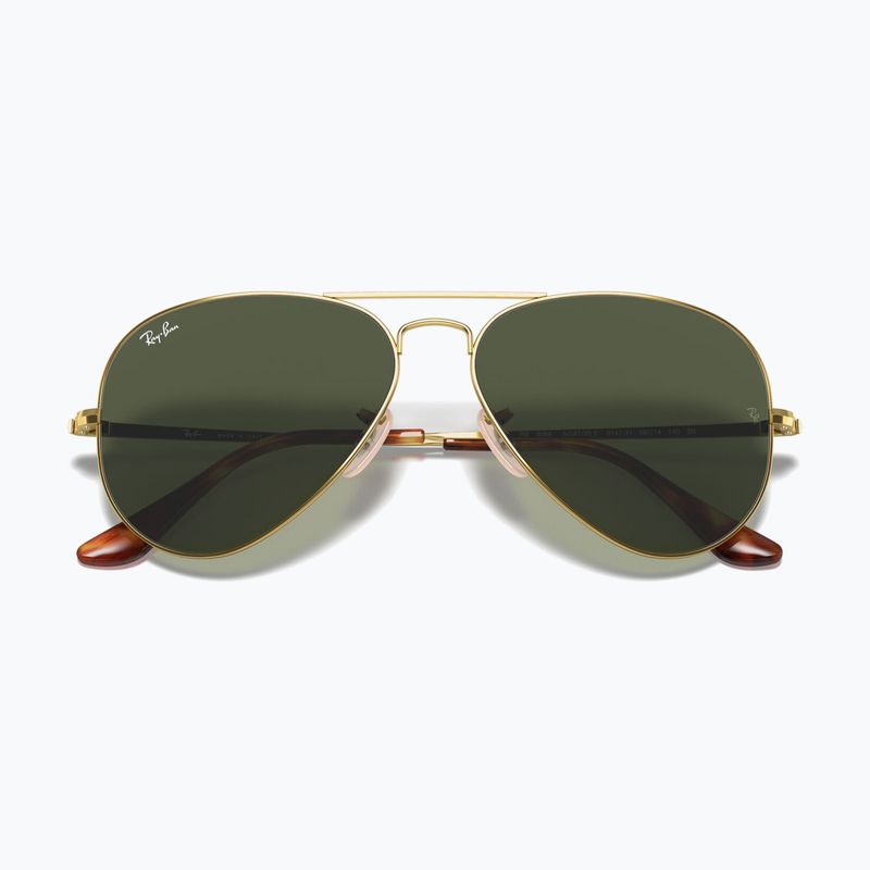 Sonnenbrille Ray-Ban Aviator Metal II gold arista/green g-15 3