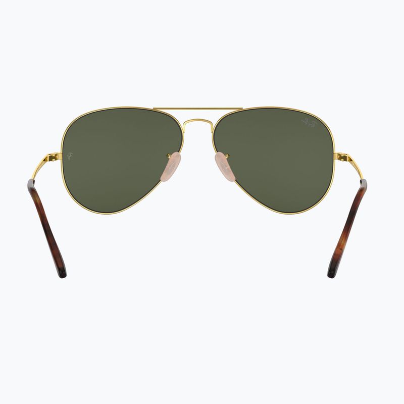 Sonnenbrille Ray-Ban Aviator Metal II gold arista/green g-15 5